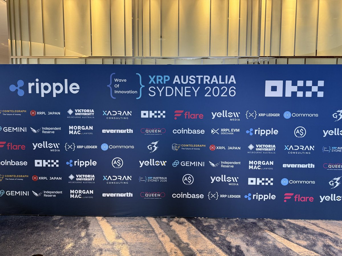 Ended global tour this week with my first XRP Event in Australia.  It lived up to the hype!!