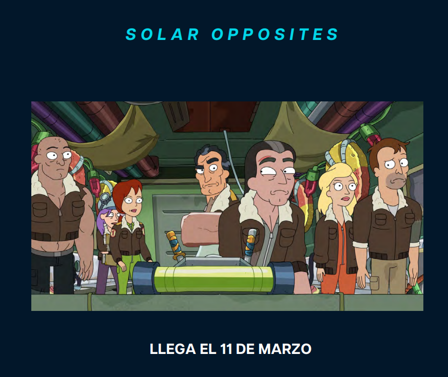 SolarOppositesE's tweet photo. ¡¡CONFIRMADO!! La temporada final de #SolarOpposites llega el 11 de marzo a Disney+ España https://t.co/evqkKzA7co