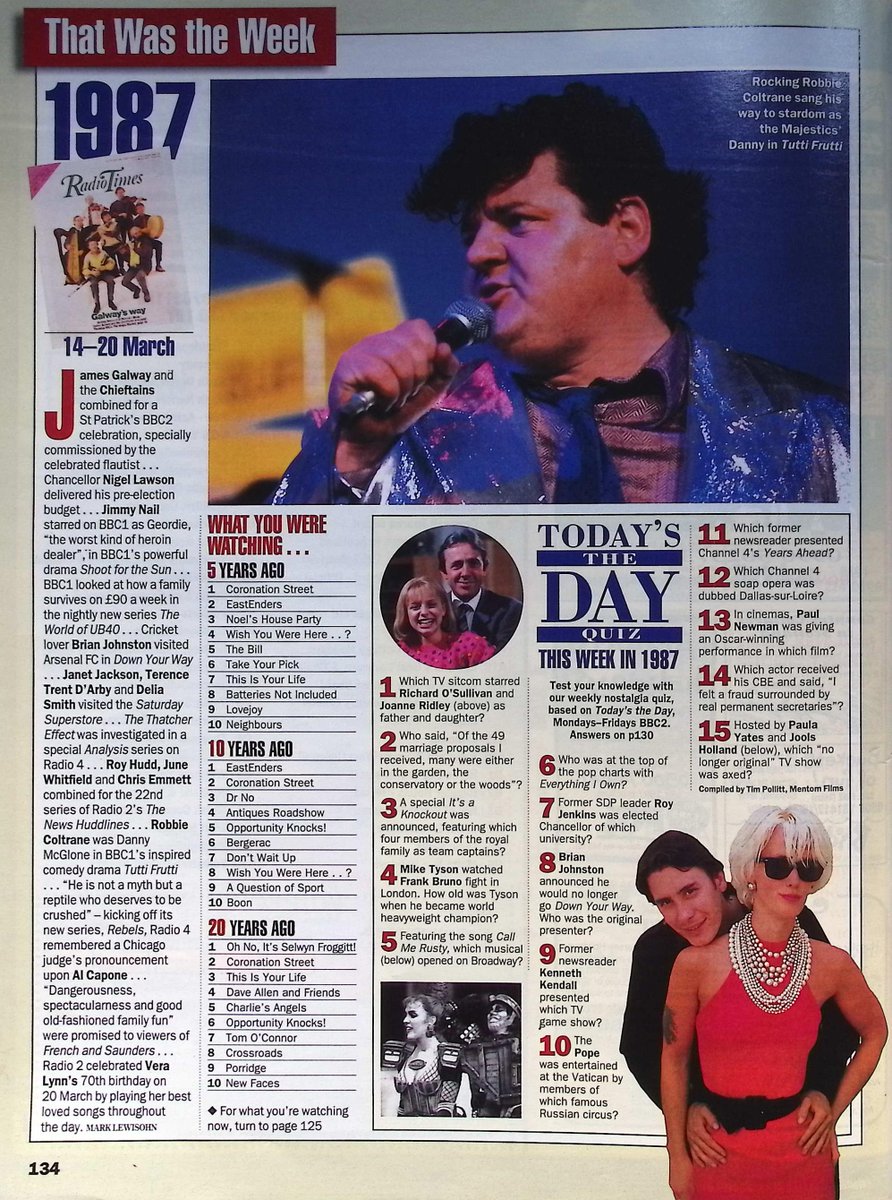 TvDidYouSee's tweet photo. #OnThisDay 18 March 1997 📺TV Listings
#JoeAbsolom in a spine-tingling tale on CITV in FRIGHTENERS.
Ricky's plans to marry Bianca come up against a major setback in #EastEnders.
Mandy is the victim of a roadside attack in #Emmerdale.
LOVED BY YOU with #JohnGordonSinclair begins. https://t.co/2vzeJtQ9uo