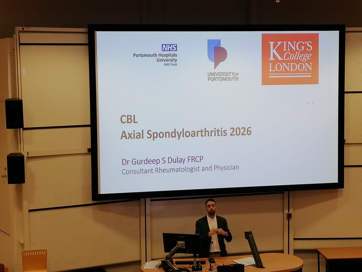 gurdeep_dulay's tweet photo. Really pleased to lead on our 2nd #AxSpA case based learning morning for @KingsCollegeLon medical students with excellent early feedback
Thanks to all colleagues and team for their help from @PHU_NHS @portsmouthuni
#AxialSpondyloarthritis #enthesitis @AxialNass562 https://t.co/OILeVidk8w