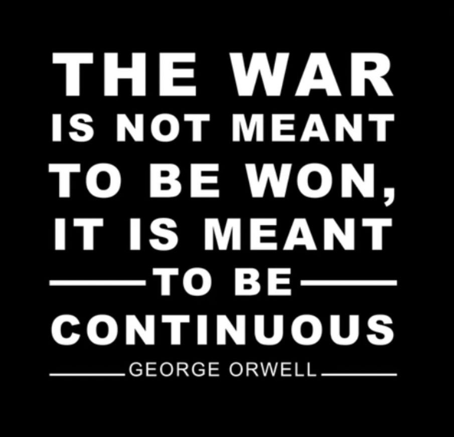 We’re at war with Eurasia. Or maybe it’s East Asia..