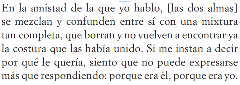 Inigogoni_'s tweet photo. De "Los ensayos" de Montaigne. Nada más que decir.

Porque era él, porque era yo. https://t.co/blTvKAtZQD