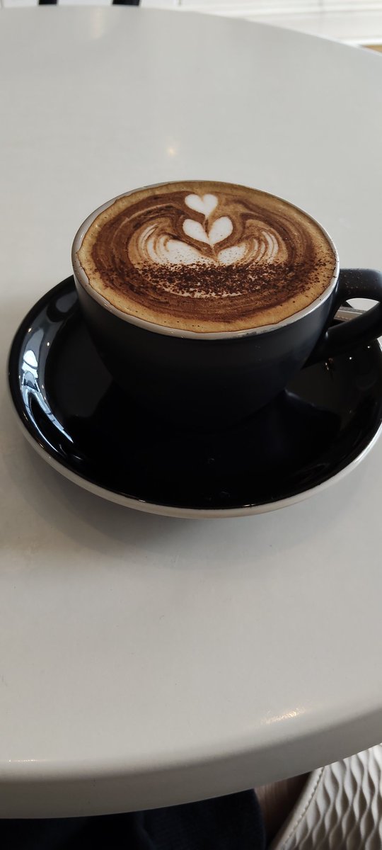 Anaisabelle's tweet photo. Today's coffee. 

2 hearts. https://t.co/ev0SIoJYHD