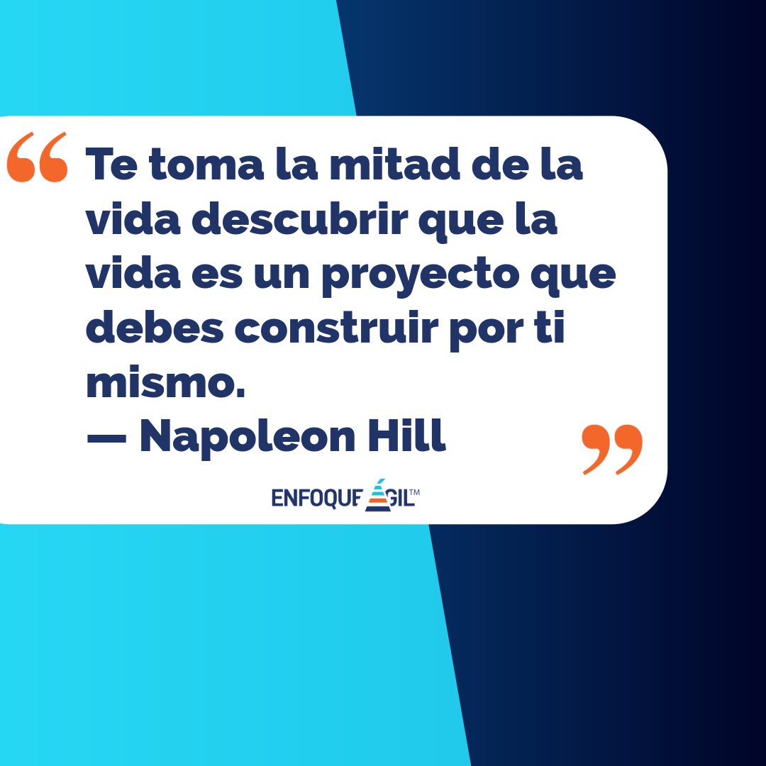 enfoqueagil's tweet photo. #enfoqueágil #napoleonhill https://t.co/LlCypwUaz7