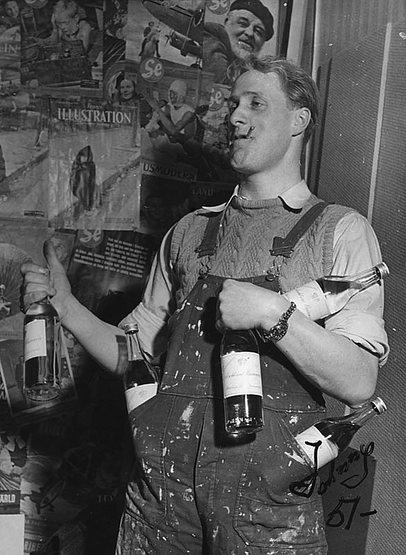 🗓️ Just idag är det 75 år sedan 2-0-skytten Sven Ersson, reparatör till vardags, gjorde sig redo att fira SM-finalsegern mot Södertälje SK.

#Bajen