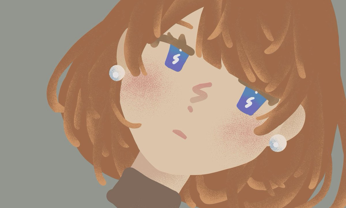 描きかけだけどこのやり方かわいいかも！