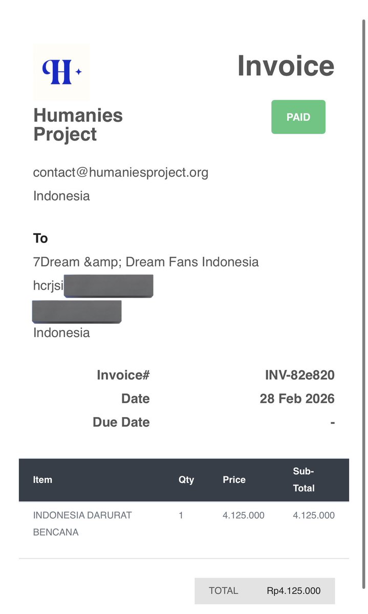 hello everyone!!

me, <a href="/brumetone/">🍨</a> &amp; almond would like to inform you that we managed to collect Rp 8.250.000 from this donation project. all of the profit has been donated to humanies project to help those who are affected by the sumatra flood (cont-)