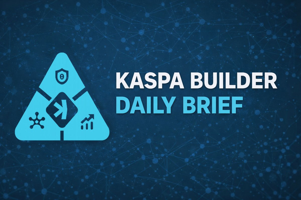 Kaspa Builder Daily Brief 🛠️

📅 Latest 24‑Hour Protocol &amp; Ecosystem Updates🔧 Core Network Progress

• The Covenant‑Centric Hardfork remains scheduled for May 5, 2026, set to introduce programmable covenants, native assets (KRC‑20 tokens), and deeper smart contract logic with