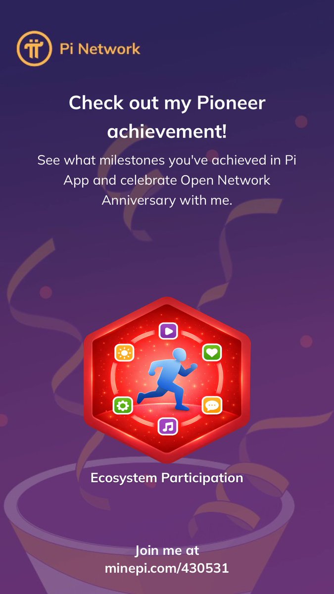 huoliwang968's tweet photo. Post your badge on a social media platform (Fireside Forum, X, Instagram, etc.) using #PiOpenNetwork. After sharing, return here and submit your post link to enter the raffle. https://t.co/8wOi5snVSy