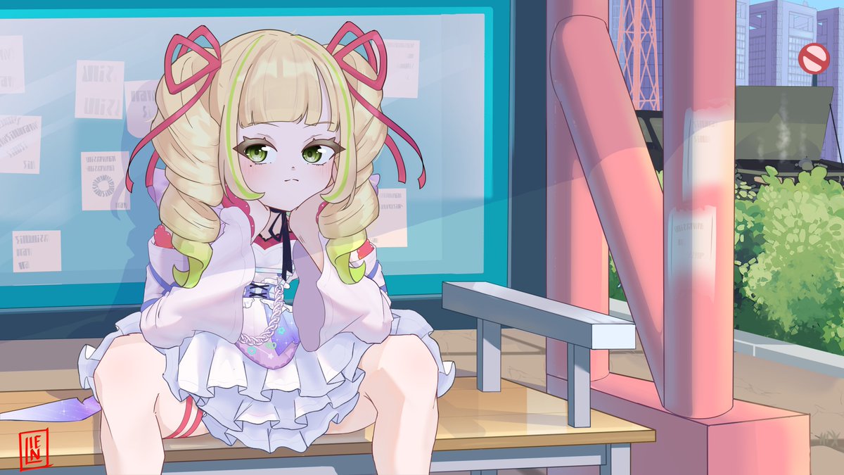 lien_care's tweet photo. Our president and galactic princess idol, Fuzuki Miki✨

Commissioned art thanks to @sister_ram 

#MikiTheArt #Commission #Vtuber https://t.co/nLNfghKFv7