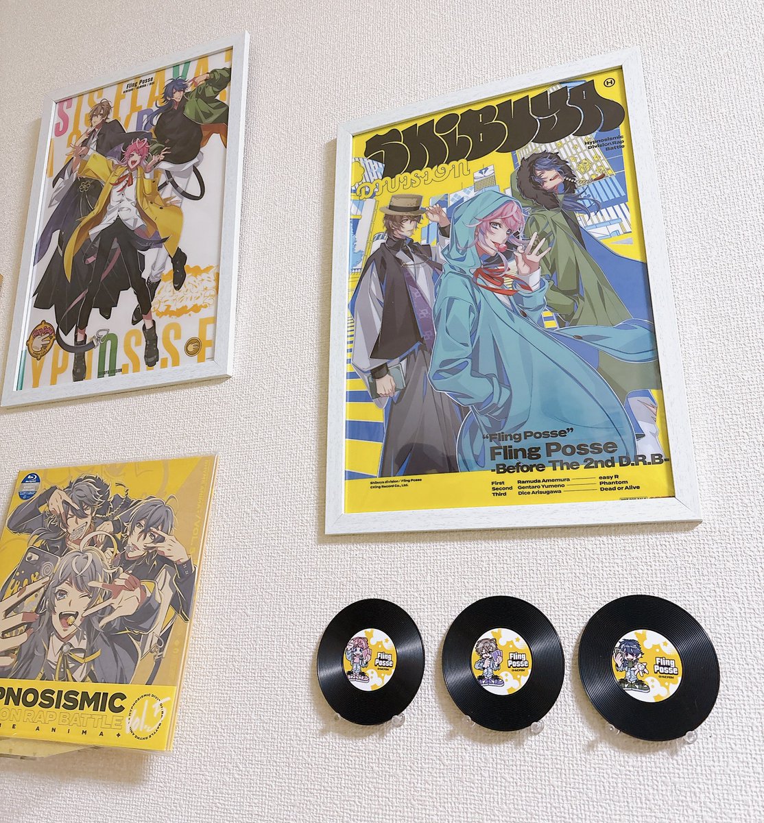 💿 飾ってみたけどかわいい💜🩷💚