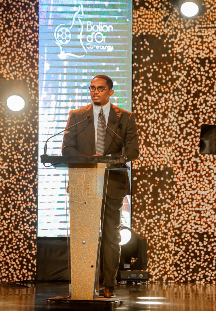 ballondor237's tweet image. Le Président de la #FECAFOOT, @SamuelEtoo hôte de la Cérémonie du Ballon d’or camerounais 2025.

#MTNELITEFOOTBALL
#GUINNESSSUPERLEAGUE
#BOC2025
#Ballondorcamerounais