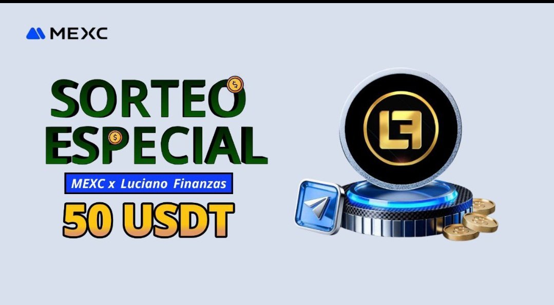🔥les traigo un sorteo en colaboración con <a href="/MEXCespanol/">MEXC Español</a> 🔥

💲Un afortunado se llevará 50 $USDT

📝 Para participar es muy fácil:

1️⃣ Sígueme, like y RT a esta publicación

2️⃣ Completa este formulario: gleam.io/vSeYM/mexc-x-l…

🍀 Anunciaré el ganador en 3 días!!! Buena suerte!!!