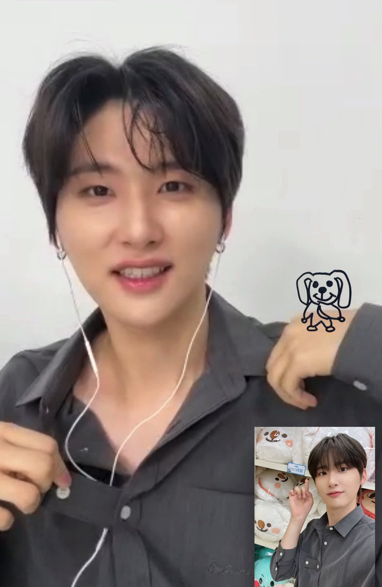 るびさん思ったより元気でほんとに安心したし久々にシャツ着てくれてて感謝🫶