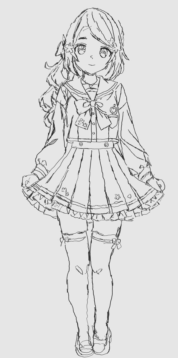 #蘋安喜樂
第一次畫艾波