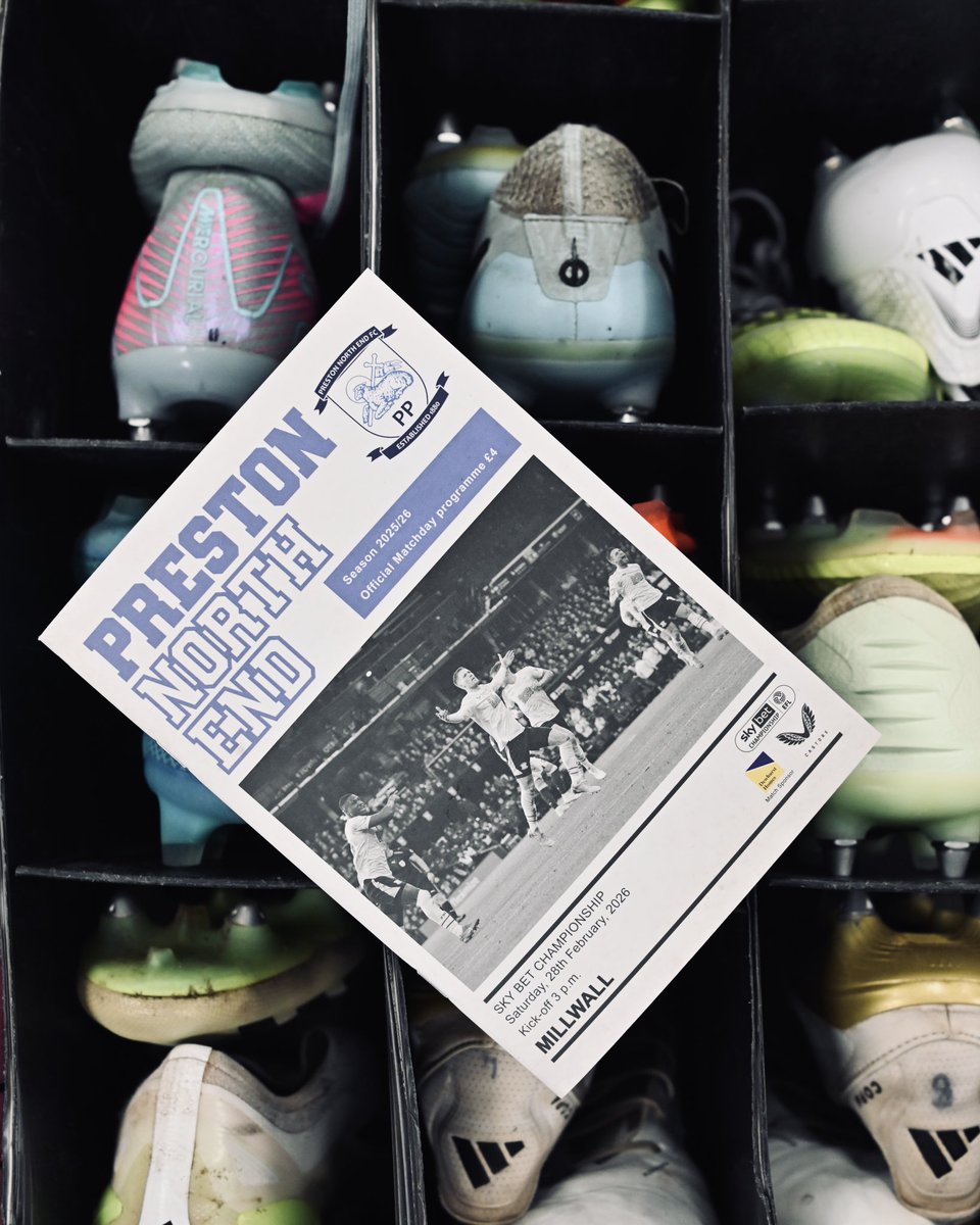pnefc's tweet photo. A very 1980s cover. 🕺

Get your copy online or from sellers around the ground this afternoon. 📖 

👉 https://t.co/pCZHMs8GNq

#pnefc https://t.co/YQD55x4JTB