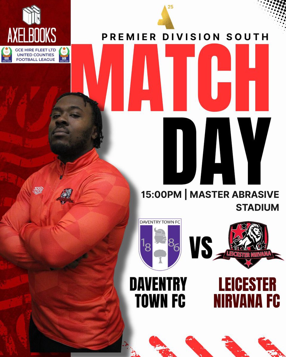 Game day.

After a late pitch inspection, today’s fixture is ON. We’re on the road against <a href="/DaventryTownFC/">Daventry Town FC</a> 

See you there. Let’s get to work.