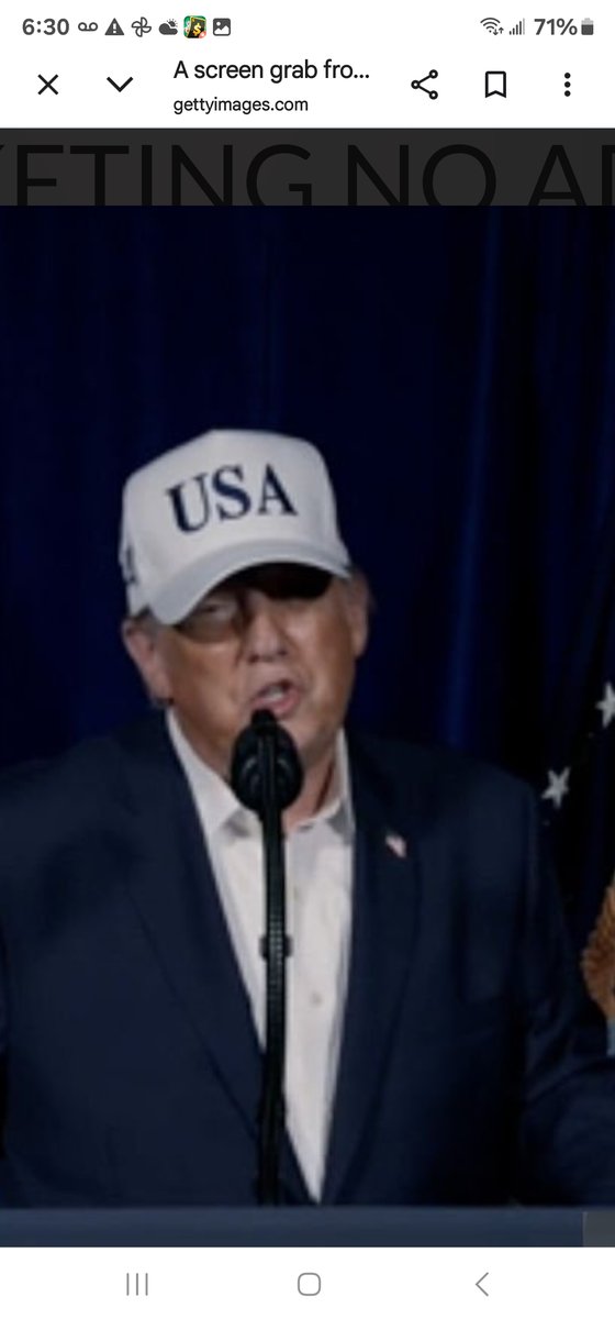 Looked AP & Getty photos of Trump. Is it lighting or a black eye?