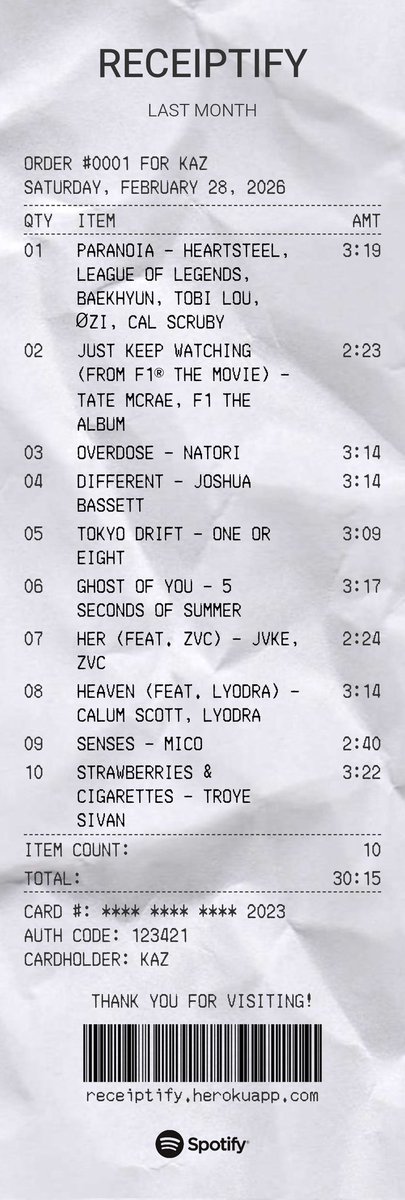 Ini mah isinya lagu driving anjay