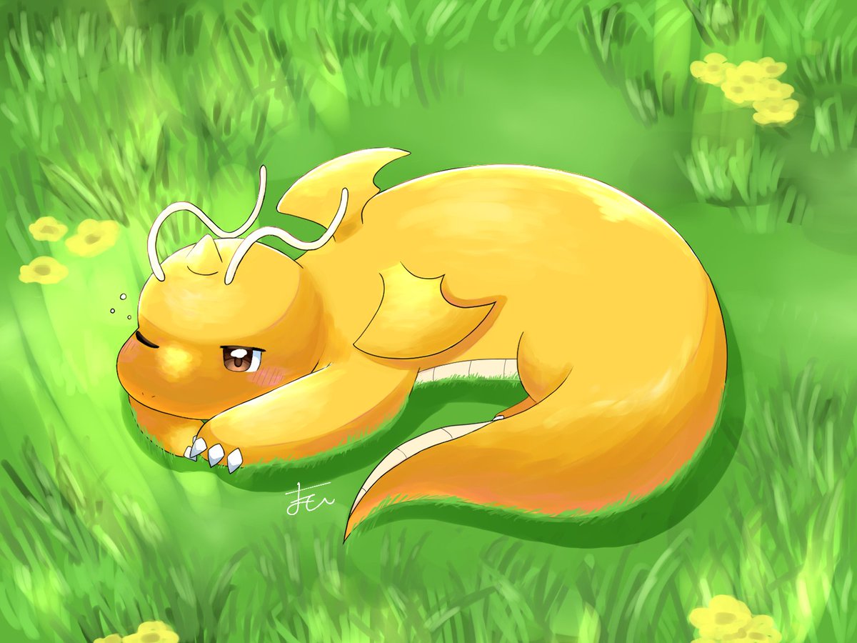 今月描いた絵を晒そう カイリューたくさん！！