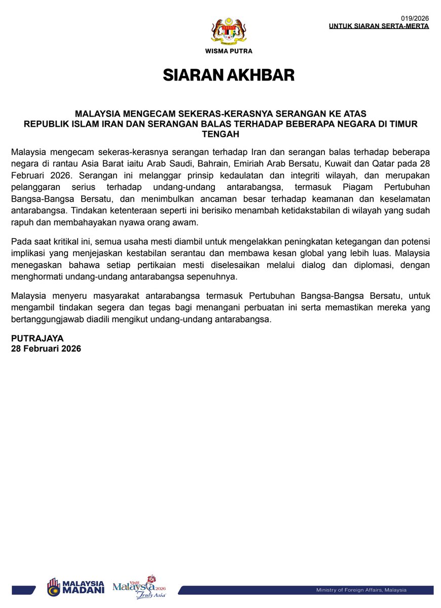 Wisma Putra tweet media