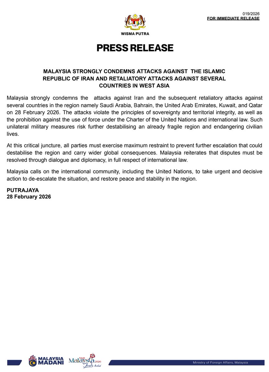 Wisma Putra tweet media