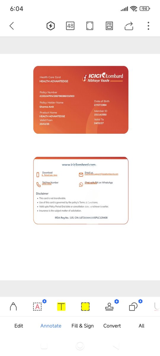 AmitSha09886408's tweet photo. @ICICILombard @MantriSanjeev 

Hi 
I am an icici Lombard policy holder from last 6 years. I am not able to file a claim
 Please help me with the same.

Policy no https://t.co/NtpwVgkHqn
