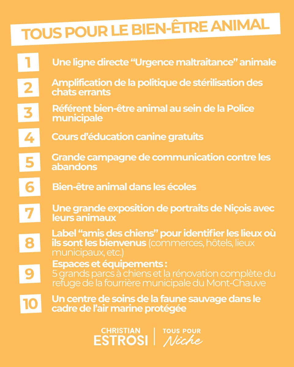 Estrosi2026's tweet photo. Nice est la 1ère ville amie des animaux depuis 2021, distinguée chaque année par la fondation 30 millions d’amis. 

Avec @cestrosi, nous voulons que chacun trouve sa place à Nice et cela vaut aussi pour nos amis les animaux. 

👉 https://t.co/0E0SQkUVXE https://t.co/Sln47aWtH1