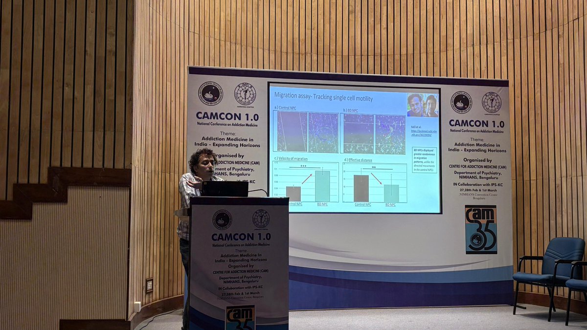 cbmnimhans's tweet photo. CBM researchers present their work at the symposium "Biological Facets of Addiction - Genetics, Epigenetics, Metagenomics and Exposomes" at #CAMCON

@Bhagyal69760433 @PradipPaul27 @ashithasnm @mgl_nimhans @MeeraPurushott1 https://t.co/pci5QLOmUn