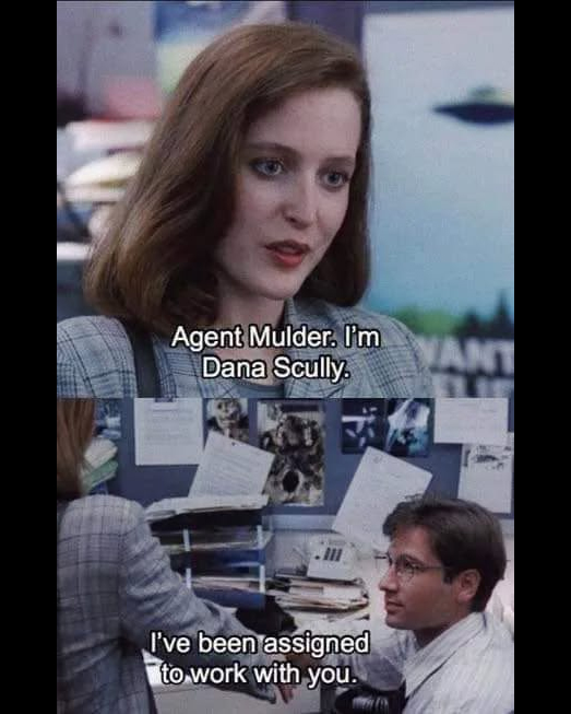 34 years ago today (6 March 1992), Dana Scully was assigned to “assist” Fox Mulder on The X‑Files.
The truth is still out there… 🛸
#TheXFiles #Xfiles