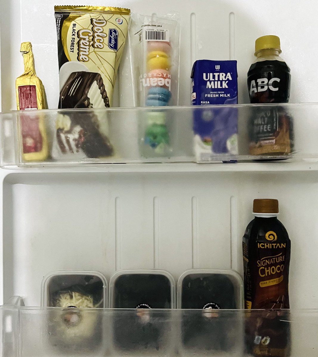 Pintu freezer isinya udah kayak lagu Elvy Sukaesih alias gula gula