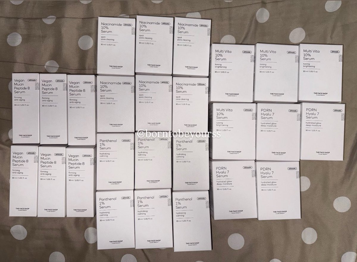 borntobeyourss's tweet image. WTS / PLS RT
สกินแคร์ THE FACE SHOP
เซรั่มบำรุงผิว 5 สูตร
🤍 VEGAN
💙 Niacinamide
💚 Panthenol
🩷 Multi Vita
💜 PDRN
ขวดละ 160 ส่งเหมา 40
สนใจเมนชั่น dm ได้เลยค่า
#สกินแคร์ #ส่งต่อสกินเเคร์ #thefaceshop #ส่งต่อเครื่องสําอาง #เซรั่มPDRN