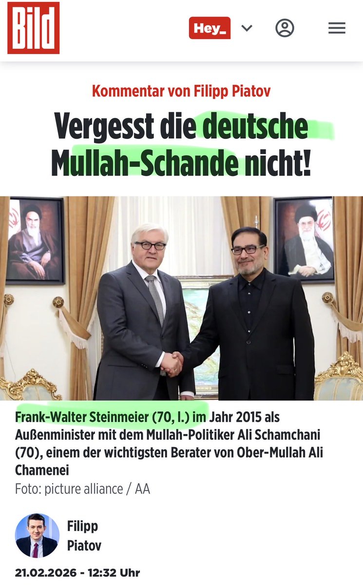 Nicht mein Präsident.