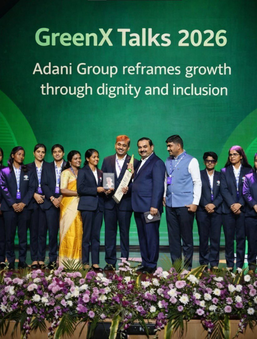 Gautam Adani highlights the power of stories that move institutions, not just audiences.

#GreenXTalks is now one of India’s most distinctive platforms for social innovation and inclusive progress.