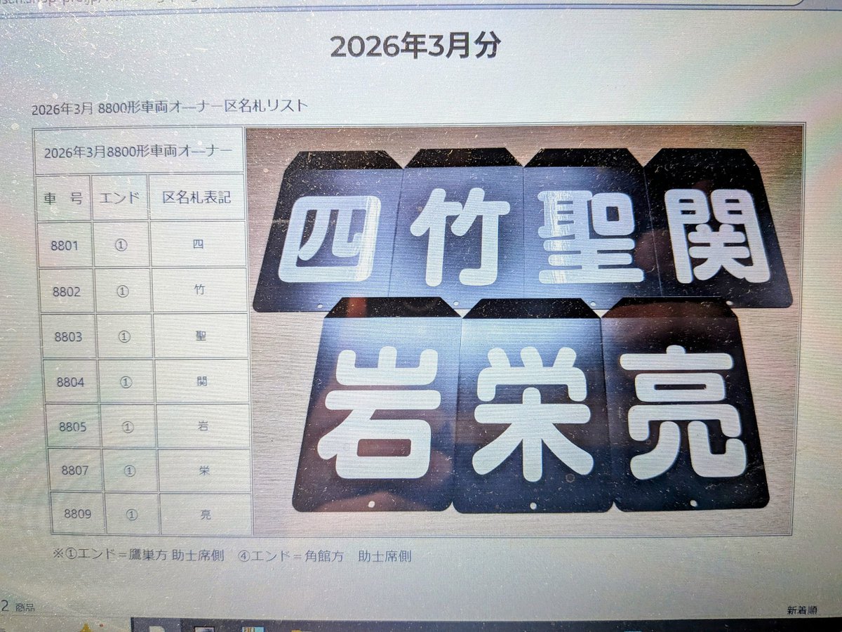 秋田内陸縦貫鉄道線8800形車両オーナー 本日 秋田内陸縦貫鉄道線より
