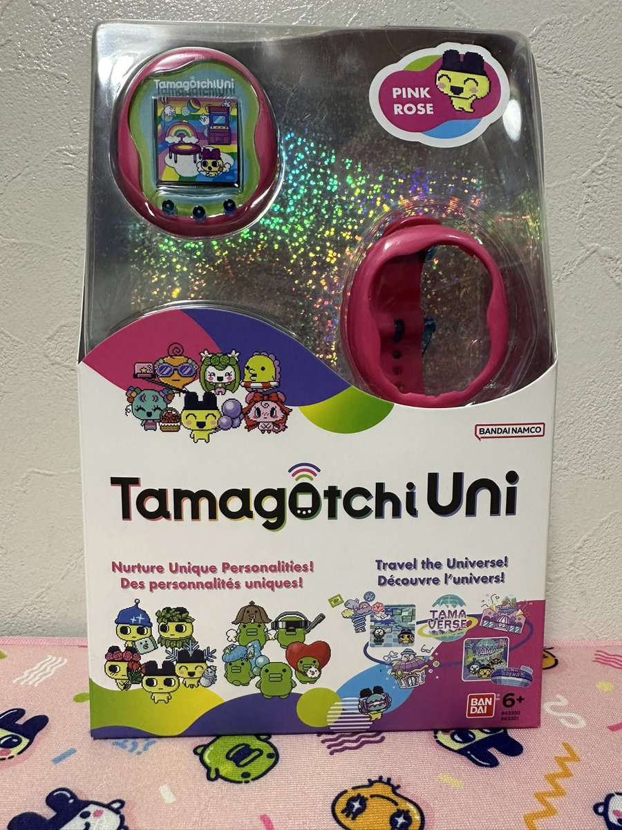 たまごっち ユニ ピンク 海外バージョン 未開封品、購入してきた