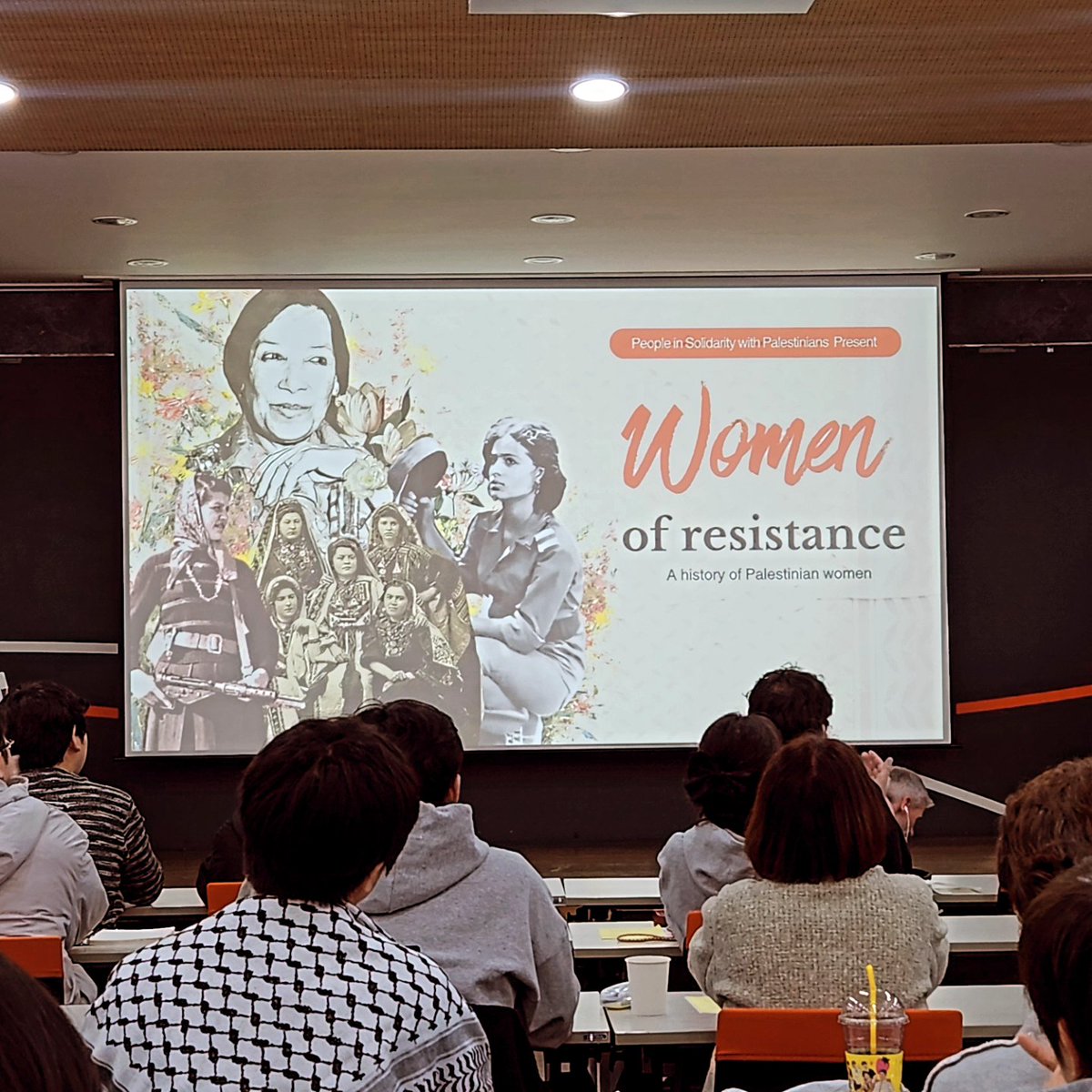 CSabiu's tweet photo. International Women’s Day Special Talk: 
Palestinian Women in Korea Speak ㅡ Life Under Occupation and Liberation https://t.co/SGiNvXDnEr