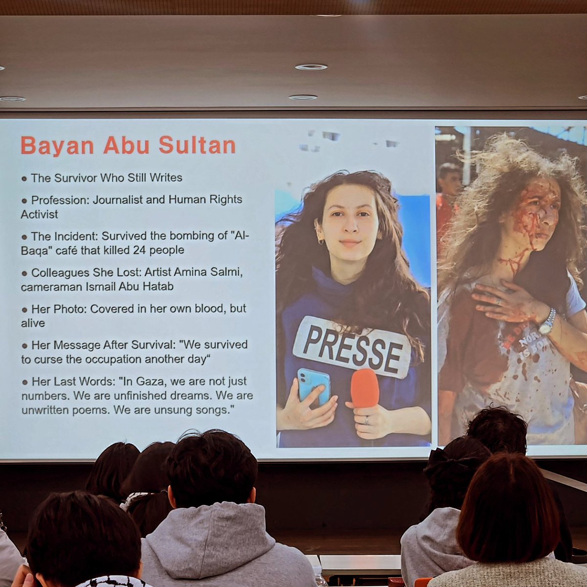 CSabiu's tweet photo. International Women’s Day Special Talk: 
Palestinian Women in Korea Speak ㅡ Life Under Occupation and Liberation https://t.co/SGiNvXDnEr