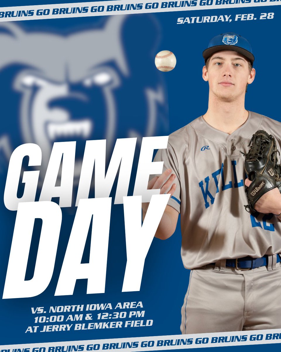 KelloggBruins's tweet image. ⚾️ @BaseballKellogg Game Day!  🆚 North Iowa Area  🕙 10:00 AM &amp;amp; 12:30 PM EST 🚌 1562 Old Terre Haute Road, Vincennes, IN 🔗Live Stats: web.gc.com/teams/JqEfeRyN…  #GreatDayToBeABruin  #KCCBaseball #BruCru