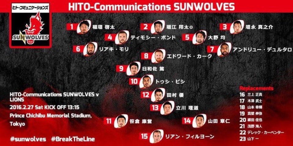 syuttyo_okami's tweet photo. 10年前の狼軍の船出。Facebookはアプリも消してしまって今はやってないんだけど、当時呟いていたはずだから昨日からブラウザを開いて探索。見つかった。たぎる思いがよみがえる。やっぱりチームとして世界に挑むって凄いことよ #sunwolves https://t.co/JNov2v5RiW