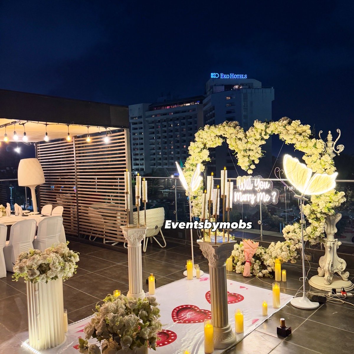 funmimobs13's tweet photo. Forever
When you're ready to ask the question, you need more than decor- you need a moment she'll never forget We design luxury proposal experiences from start to YES
Rooftop proposal | Styled by EventsByMobs
Kindly send us a dm or chat us on WhatsApp for enquiry-09025047512 https://t.co/wGzw6VnoOr