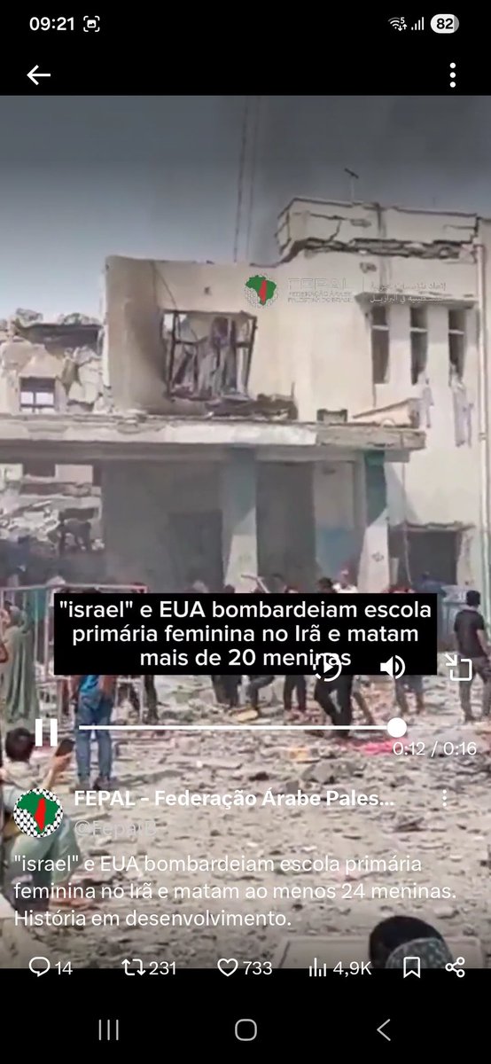 Israel bombardeou escola no Irã matando várias crianças. Mas cristãos a favor da vida apoiam Israel atacar outras nações.