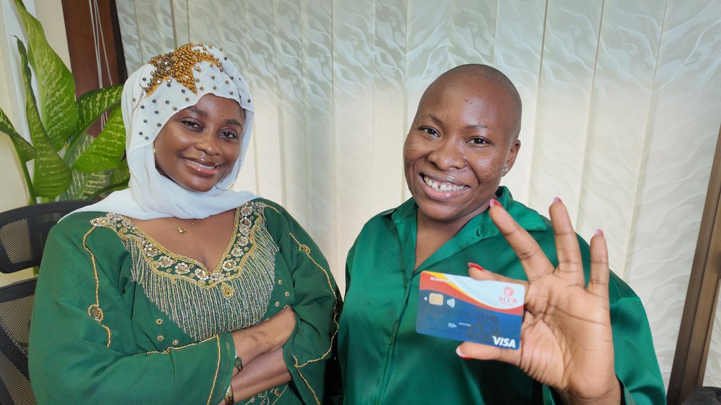 LeoneBank's tweet photo. Hey Lovies… don’t miss out on this amazing promo! 
Enjoy 50% off charges on all your online payments.

Visit any SLCB Branch today and grab your Instant Visa Card now. 

#RAMLENT 
#SLCB
#DeliveringValue https://t.co/gVF9aQds2p