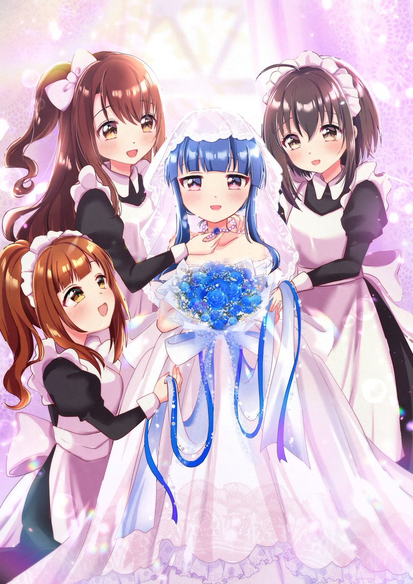 かわいく描けました💕💒👰💍 