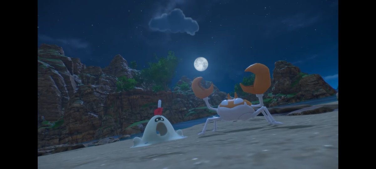 DRS_Speed01's tweet photo. @DSimphony La diferencia es que ahí si que noto que todo está integrado, pero en lo que hemos visto en el trailer no. Slugma, por ejemplo, se supone que está hecho de lava y no tiene la misma textura que la cascada de lava del fondo. Con Palosand ocurre lo mismo, pero con la arena. + https://t.co/7rqiQSdkgL