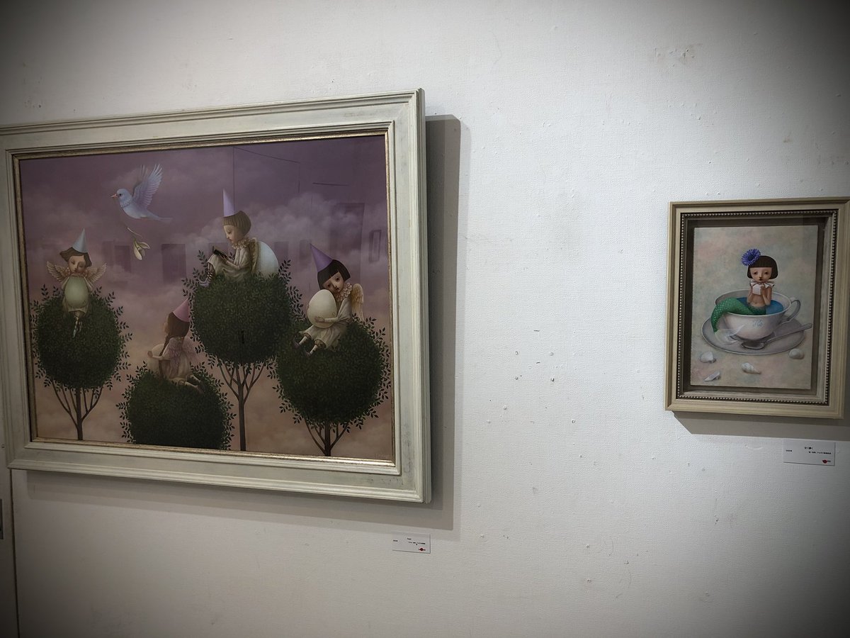 深瀬優子個展、スパンアートギャラリー。 愛らしくも奇妙な幻想漂う
