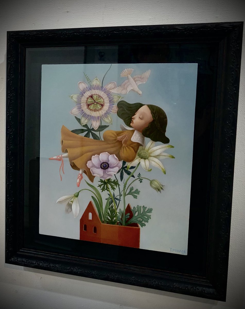 深瀬優子個展、スパンアートギャラリー。 愛らしくも奇妙な幻想漂う