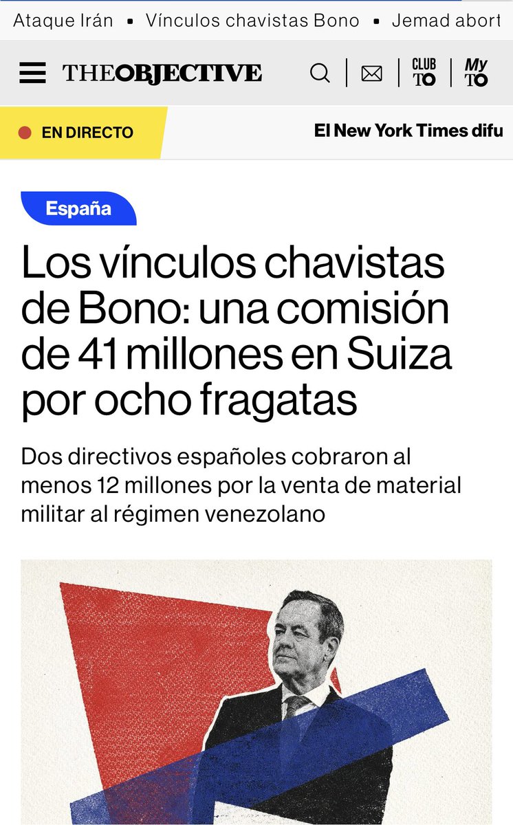 Las conexiones con la corrupción del Chavismo venezolano comenzaron con Bono

Zapatero solo siguió su  estela ante la impunidad con la q actuó durante décadas el otro👇