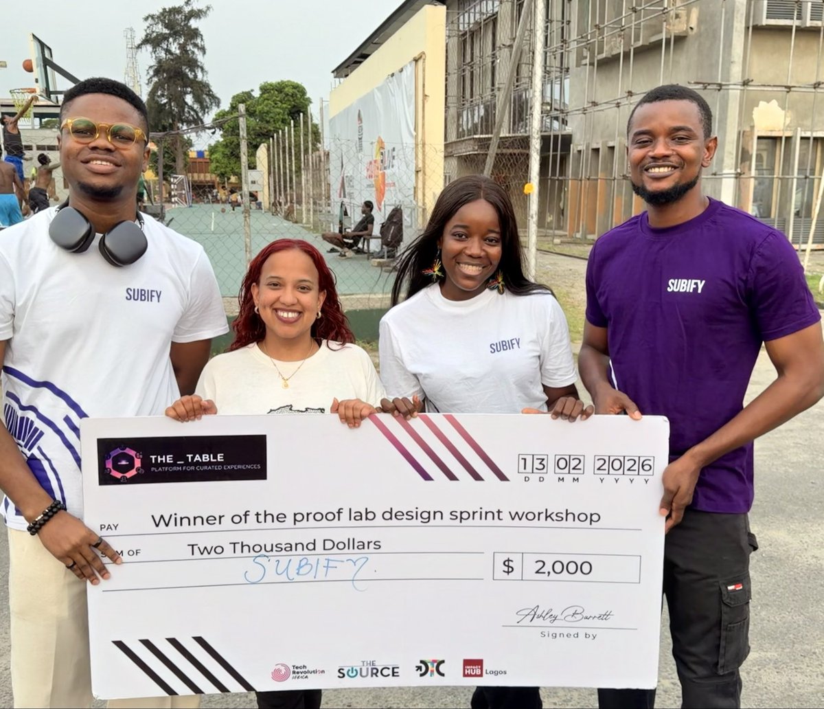 From WhatsApp groups (2021) → Subify Technology (Oct 2025) → Proof Lab winner (2026).

Techpoint covered the journey: techpoint.africa/brandpress/sub…