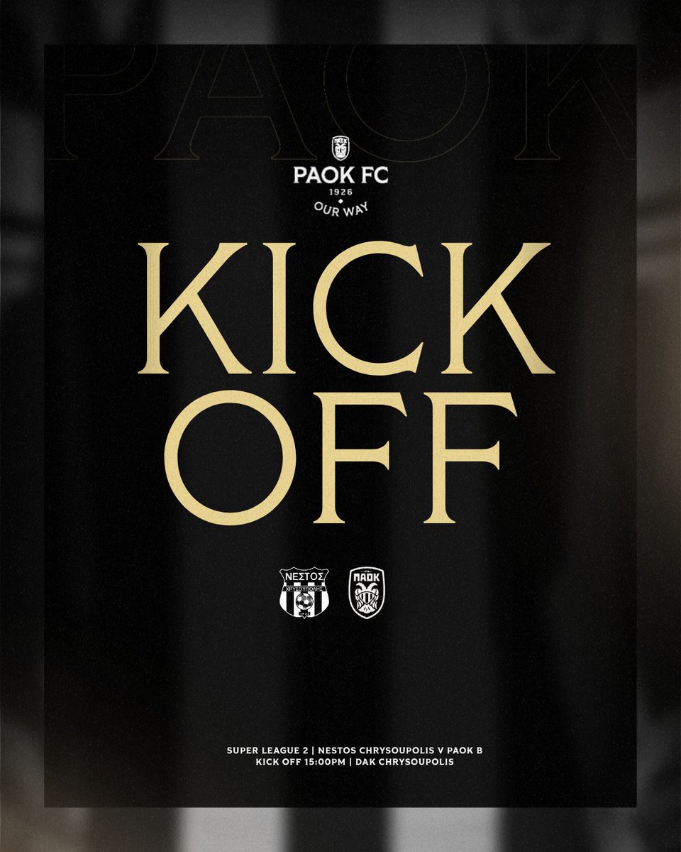 PAOK_FC's tweet image. #KickOff Ξεκίνησε το παιχνίδι κόντρα στον Νέστο. #NESTPAOKB #Playouts #SL2